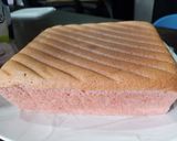 Foto langkah ke 7 dari resep 15.8#52 Blueberry Jam Ogura Cake.