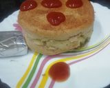 A picture of step 6 of Potato Tikki Cheese Burger.