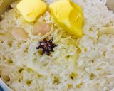 Hình bước làm 2 của món Cơm hoa hồi không cần nồi cơm điện