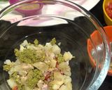 A picture of step 2 of Sukha Bhel.