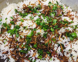 A picture of step 18 of Veal Biryani (Bachia ke gosht ki biryani).