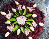 A picture of step 1 of Beet salad.