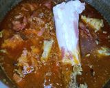 A picture of step 7 of Aloo Gosht.