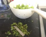 A picture of step 1 of Gooseberry Jam.