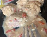 Foto del paso 4 de la receta: Albóndigas de pollo y tofu, incluido salsa de setas con avena🧆