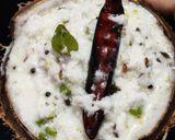 A picture of step 2 of Coconut chutney.