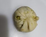 A picture of step 6 of Gujarati stuffed Lilva kachori.