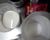 Foto del paso 1 de la receta: Flan de café color de cereza sin huevo