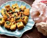 Hình bước làm 3 của món Đậu hũ mỡ hành tóp mỡ