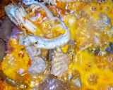 A picture of step 4 of Fried Egusi soup.