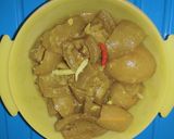 Foto langkah ke 1 dari resep Kulit sapi bumbu kuning.