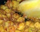 A picture of step 6 of Spicy alu.
