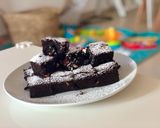 Foto del paso 7 de la receta Brownie húmedo de chocolate para 10º cumplemes de Mateo 👶🏼🍫🎂