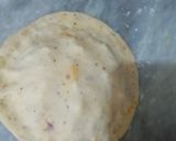 A picture of step 3 of Cheesy chicken paratha 😋😋😋.