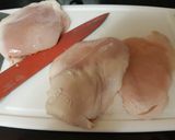A picture of step 1 of My Sriraha Chicken Breast in a toasted bun.