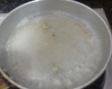 A picture of step 6 of Spinach jalebi with nutty cheese rabdi.