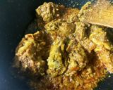 A picture of step 2 of Lahori chicken.