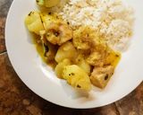 Foto del paso 6 de la receta: Papas con cuero de cerdo en salsa de maní 🥔🐷