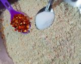 A picture of step 1 of Sattu Roti.