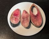 A picture of step 1 of Ilish er Nonibahar (Ilish Maach / Hilsha fish cooked in fresh cream).