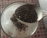 Cara Membuat Es Kelapa Madu Chia seed 2