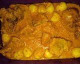Foto langkah ke 3 dari resep Gulai Kikil Telur Puyuh.