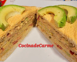 Foto del paso 15 de la receta: Sándwich de atún con aguacate y salsa rosa
