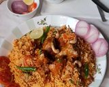 A picture of step 17 of Butter Chicken Biryani.