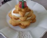 Foto del passaggio 5 della ricetta Alberello di Natale con biscotti e crema al mascarpone