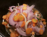 Foto del paso 9 de la receta: Estofado de pollo con patatas rosadas