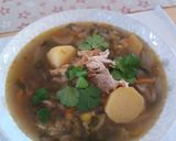Foto del paso 4 de la receta: Sopa de lentejas estilo asiática con pollo y shiitake