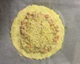 Foto del paso 8 de la receta Pizza de gambas y puerro con base de coliflor