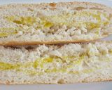 A picture of step 2 of Hot Serrano Ham and Brie Baguette Sandwich.