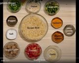 A picture of step 1 of Brown rice vegetable biryani.