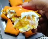 Gambar langkah 13 resipi Durian Crepe Kastad.