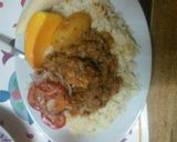 A picture of step 5 of Beef biriani.