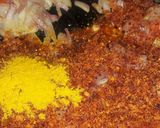 A picture of step 4 of Chicken Bhuna.