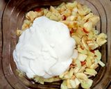 A picture of step 4 of Creamy fruit Salad.