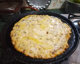 A picture of step 2 of Bread sprouts chilla.