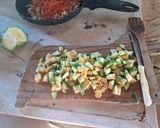 A picture of step 8 of Zucchini Calzones.