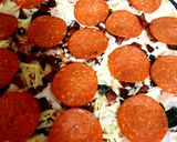 A picture of step 3 of My Over Loaded Pizza 😘.