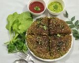 A picture of step 5 of Instant semolina spinach Handvo.