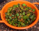 भिंडी प्याज़ वाली (bhindi pyaz wali) in recipe Hindi ) रेसिपी चरण 10 फोटो