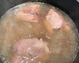 A picture of step 1 of Chicken Glass Noodle Soup.