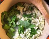 A picture of step 4 of Clean green noodle soup - vegan.