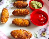 A picture of step 3 of Sweet corn Nuggets.