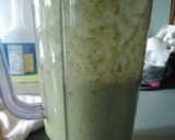 A picture of step 3 of Green spaghetti.