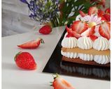 Une image de l'étape 4 de Number cake vanille & fraises.