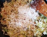 A picture of step 4 of Cabbage Poriyal.