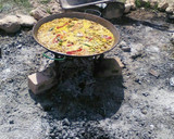 Foto del paso 4 de la receta: Paella a la leña